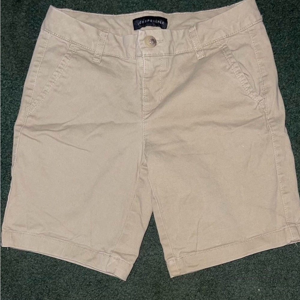 Aeropostale Khaki School Uniform Shorts Size 2